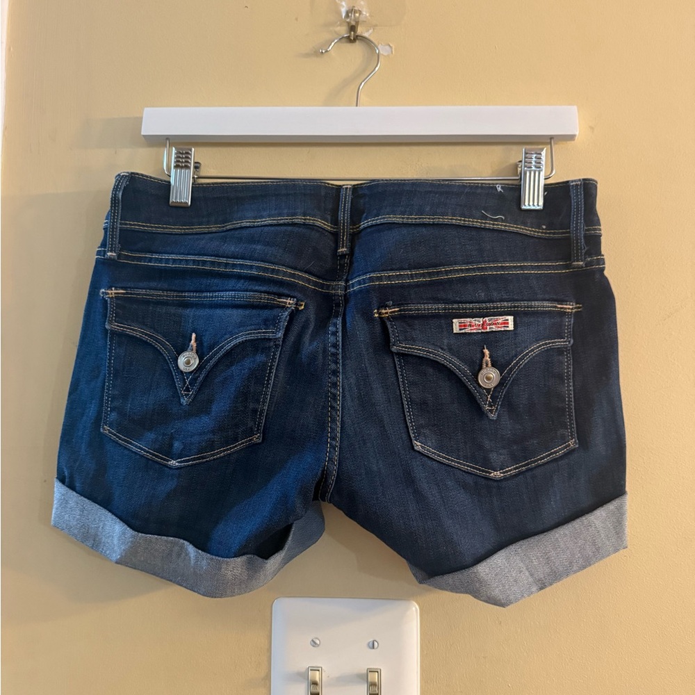 Hudson Crowley Dark Blue Women's Jean Shorts, 26